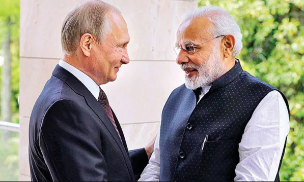 PM Modi and vladimir Putin