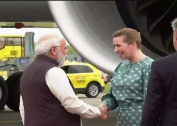 PM Modi reached Denmark