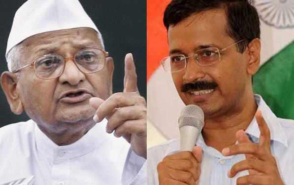 Anna Hazare Arvind Kejriwal