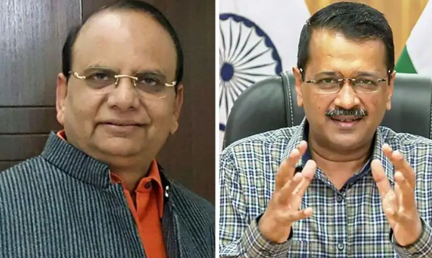 वीके सक्सेना kejriwal