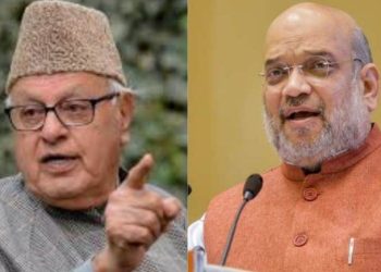 Amit Shah and Farooq Abdullah