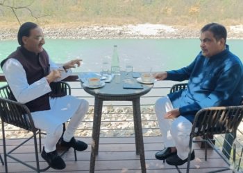 Dr. Nishank paid a courtesy visit to Nitin Gadkari