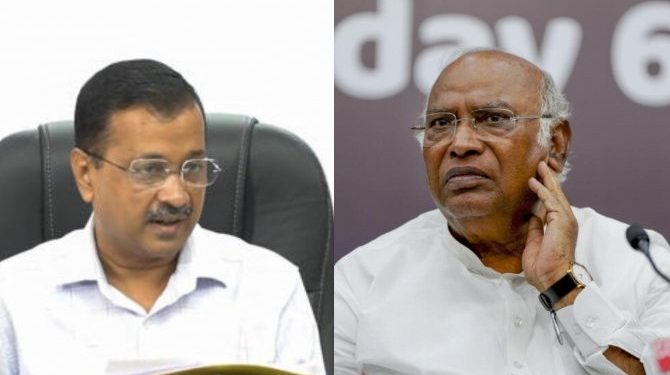 Kejriwal and Kharge