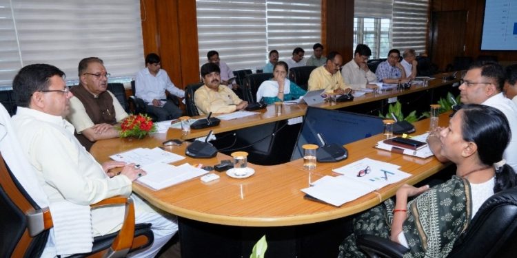CM Dhami reviewed for achieving the goals of Uttarakhand @ 25
