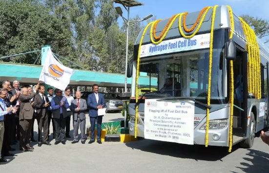 First Hydrogen Bus in delhi