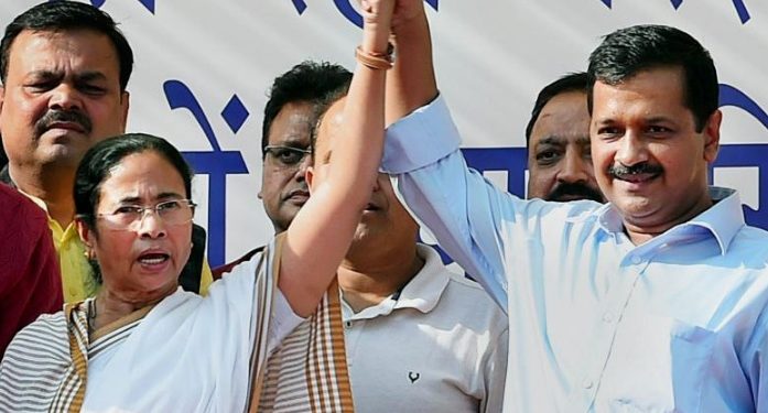Mamata Banerjee Kejriwal