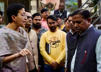 Water Minister Atishi