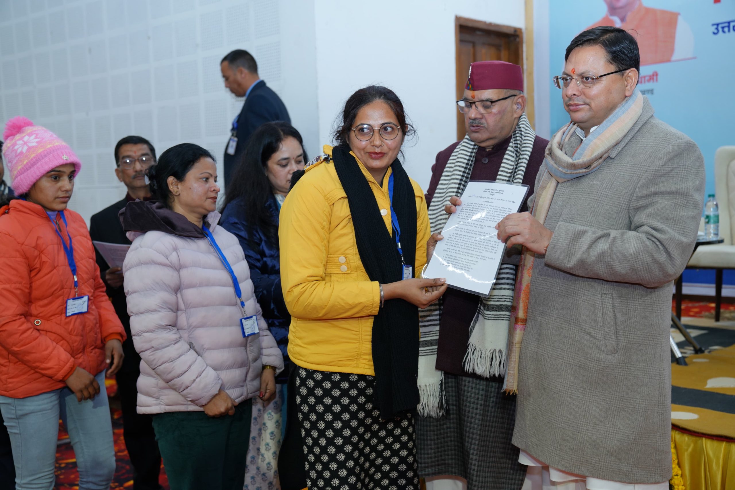 CM Dhami provided appointment letters to 122 candidates of Transport Department and Transport Corporation