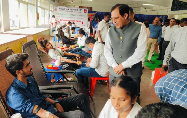 HSL organizes Blood Donation Camp under CSR initiative