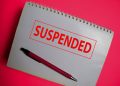 suspended