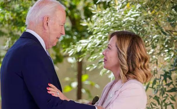 Joe Biden-Giorgio Meloni