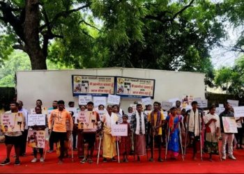 Kenja Naxalite-Manwa Mata' movement Jantar Mantar