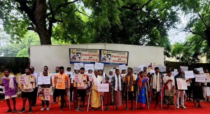 Kenja Naxalite-Manwa Mata' movement Jantar Mantar
