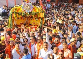 मां नंदा की भव्य शोभायात्रा