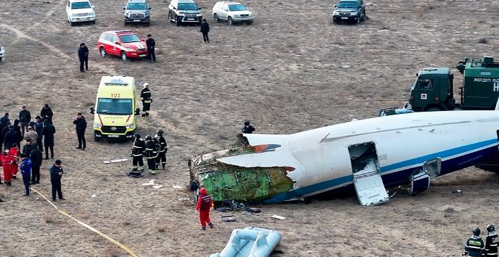 Passenger plane crashes in Kazakhstan