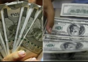 rupee against the dollar