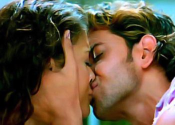 dhoom 2 kissing scene