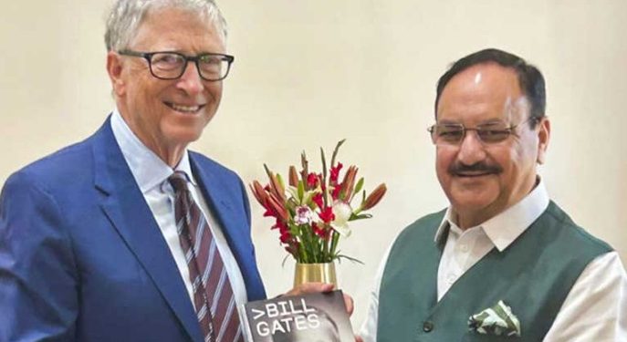 Bill Gates Minister JP Nadda