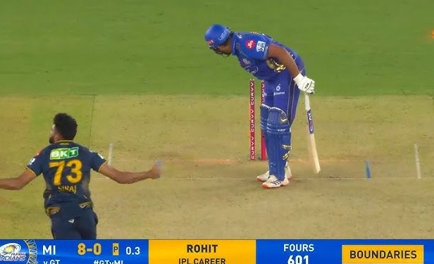 Siraj bowled Rohit Sharma