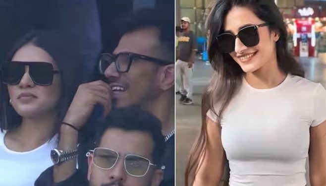 Dhanshri Chahal with a new girl