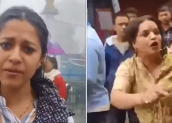 Brave girl in viral video
