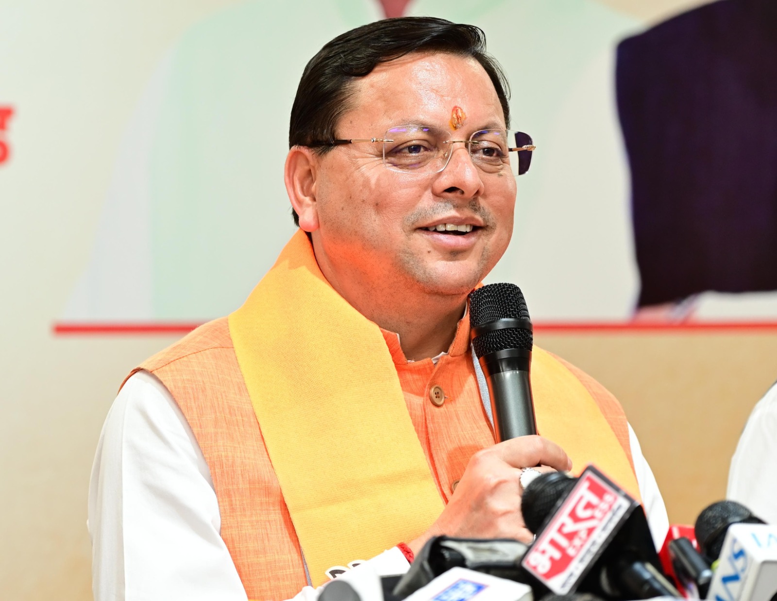 Chief Minister Pushkar Dhami