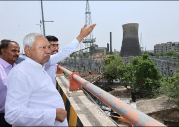 CM Nitish inspected the construction work