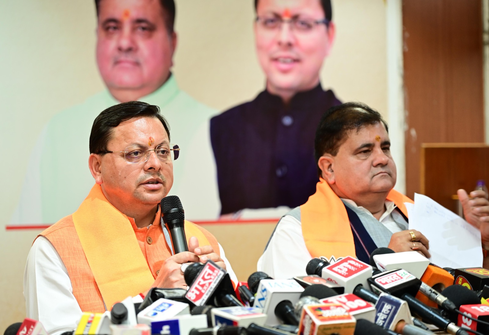 Chief Minister Pushkar Dhami