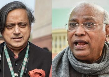 Tharoor- Kharge