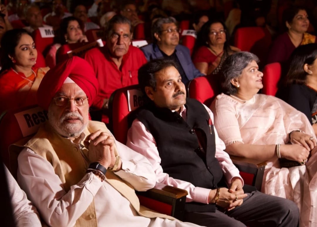 Writer Lakshmi Puri was awarded the 'Pandit Haridatt Sharma Award'