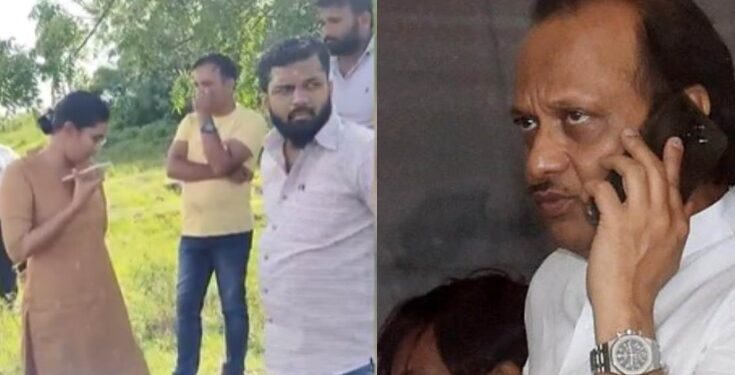Ajit Pawar lady IPS officer?
