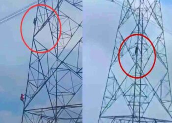 high tension tower