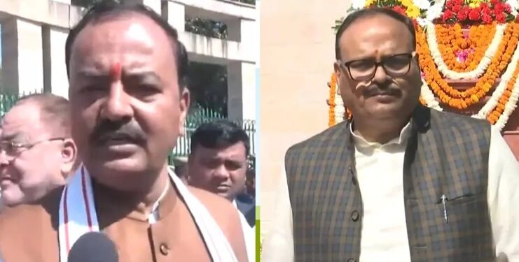 केशव प्रसाद मौर्य व ब्रजेश पाठक