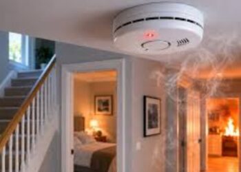 smoke detector in house