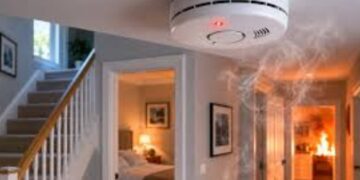 smoke detector in house