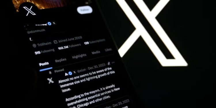 x account