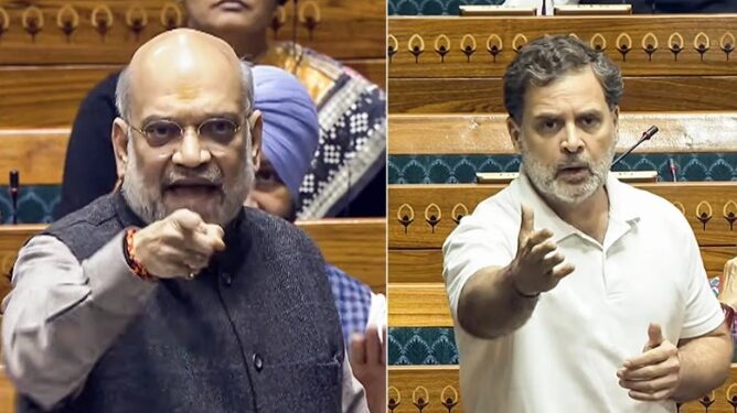 amit shah vs rahul gandhi