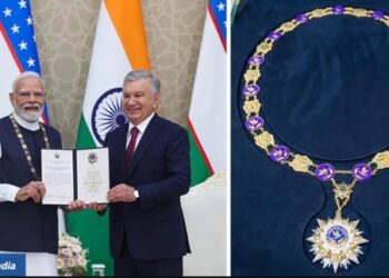 highest state honour on PM Modi