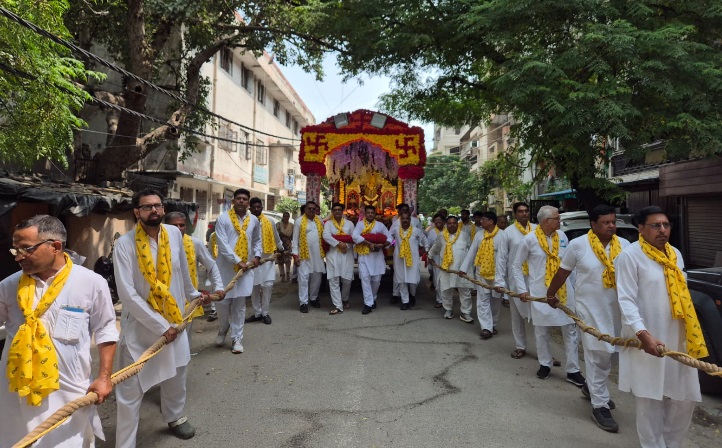 श्रीकृष्ण की शोभायात्रा