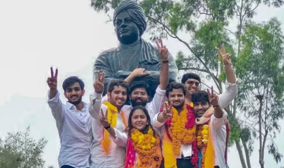 ABVP's dominance in DUSU elections