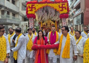 श्रीकृष्ण की शोभायात्रा