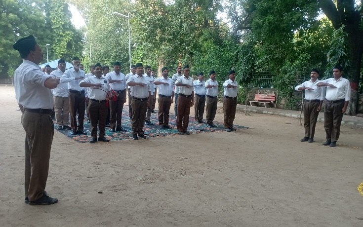 RSS Vijayadashami celebration in R.K. Puram